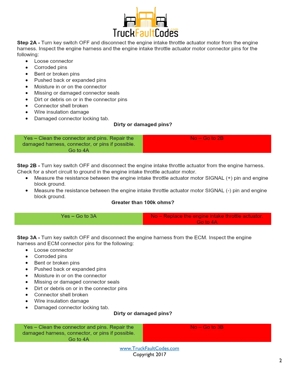 Cummins ISL9 Code 176 Diagnostic Procedure – Fault Code 176 – PDF - preview page 2 of 3