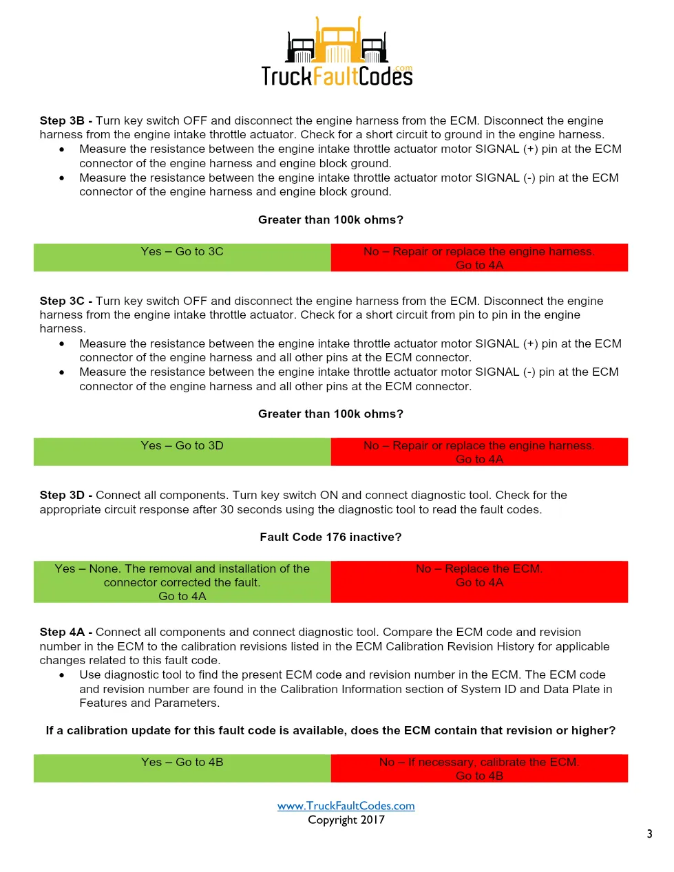 Cummins ISL9 Code 176 Diagnostic Procedure – Fault Code 176 – PDF - page 3 is available after signing in