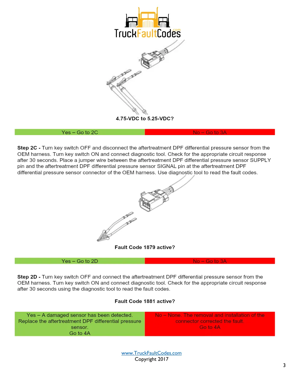 Cummins ISL9 Code 1881 Diagnostic Procedure – Fault Code 1881 - page 3 is available after signing in