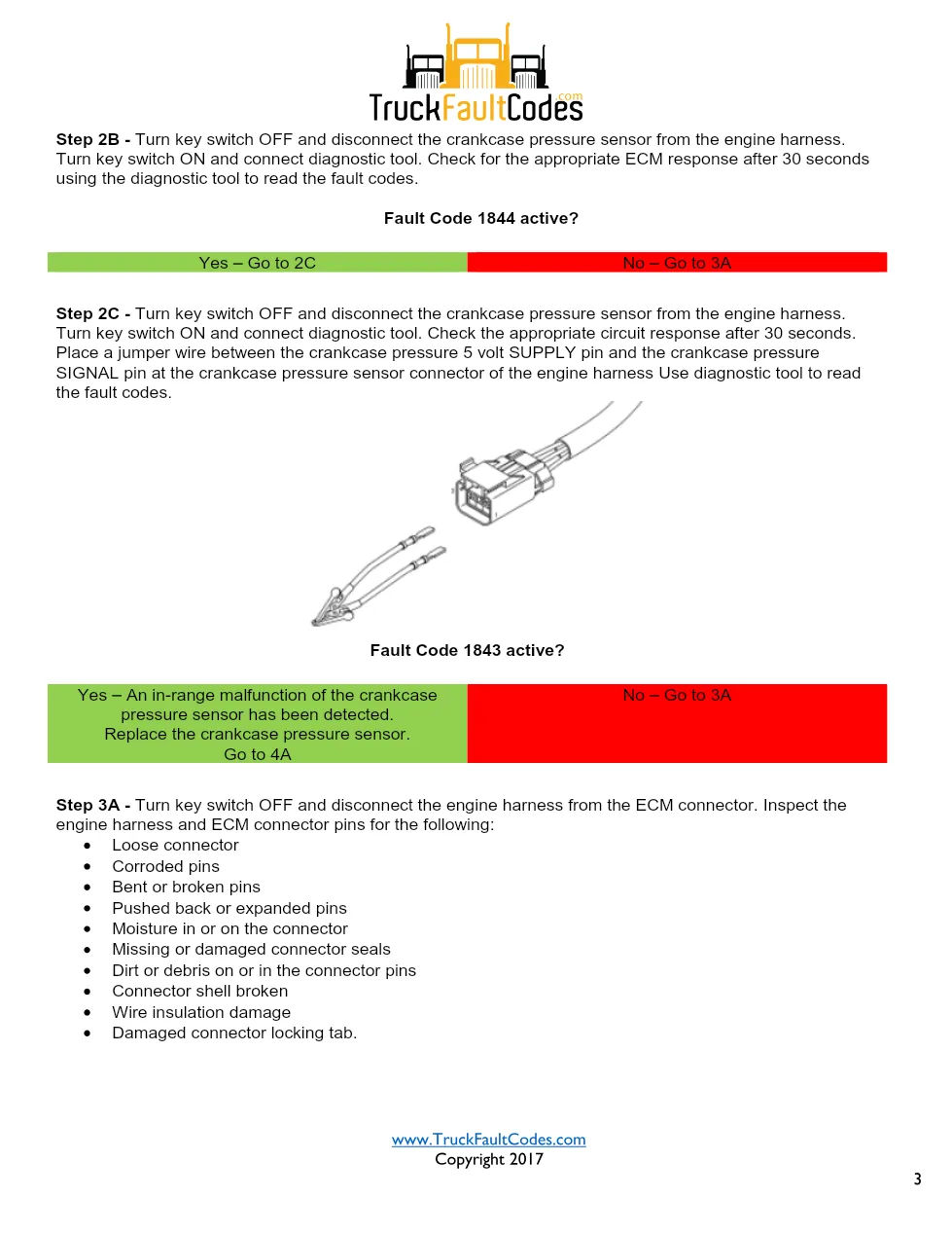 Cummins ISL9 Code 1942 Diagnostic Procedure – Fault Code 1942 - page 3 is available after signing in