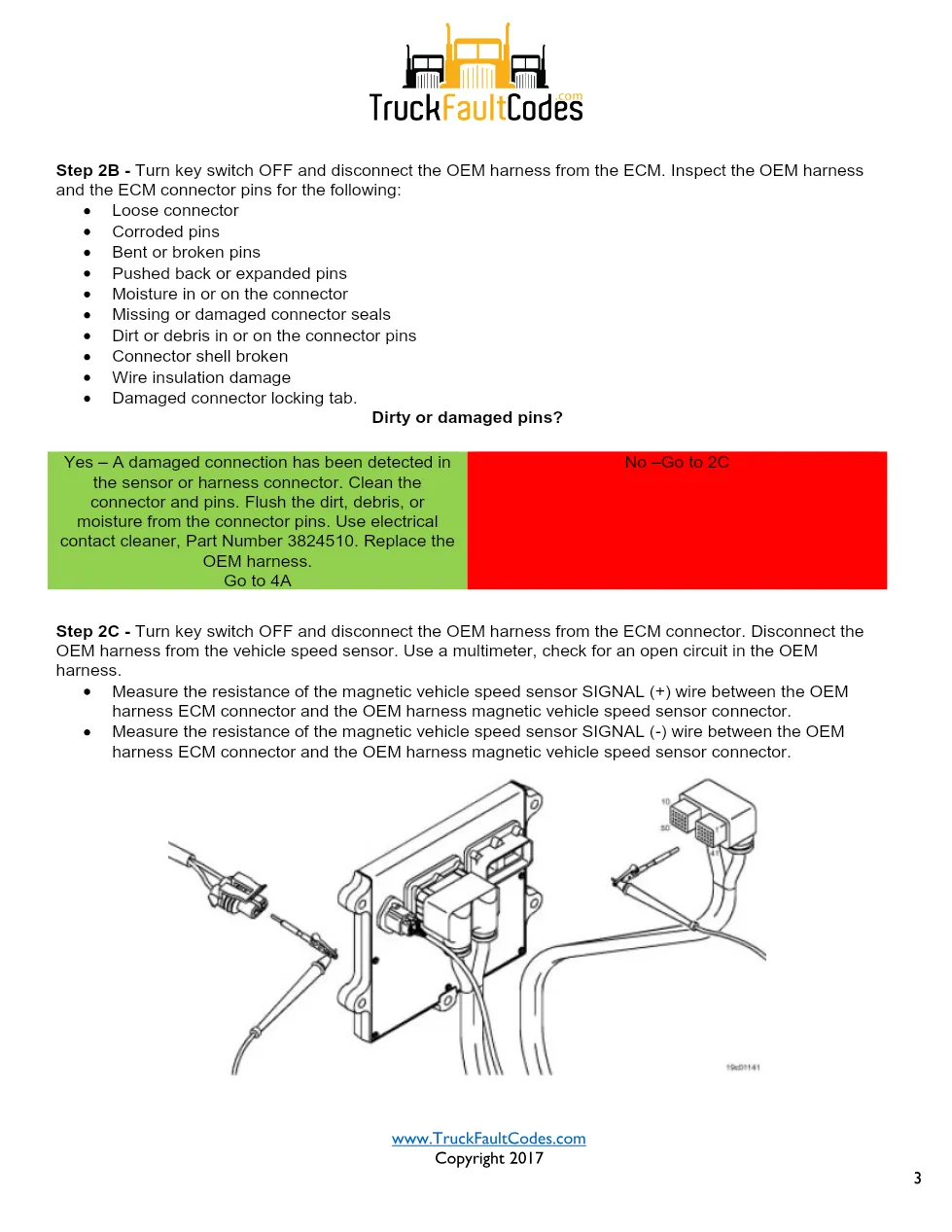 Cummins ISL9 Code 241 Diagnostic Procedure – Fault Code 241 – PDF - page 3 is available after signing in