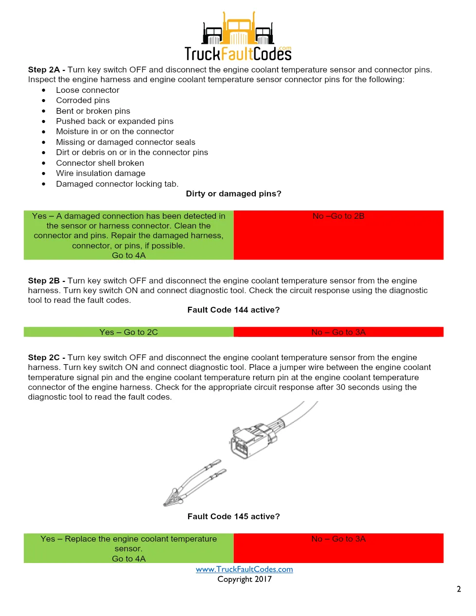 Cummins ISL9 Code 334 Diagnostic Procedure – Fault Code 334 – PDF - preview page 2 of 3