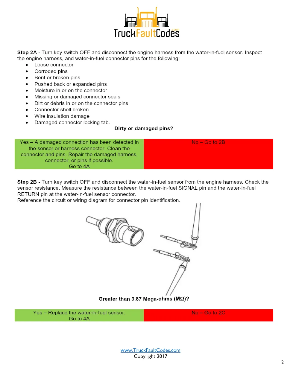 Cummins ISL9 Code 428 Diagnostic Procedure – Fault Code 428 – PDF - preview page 2 of 3