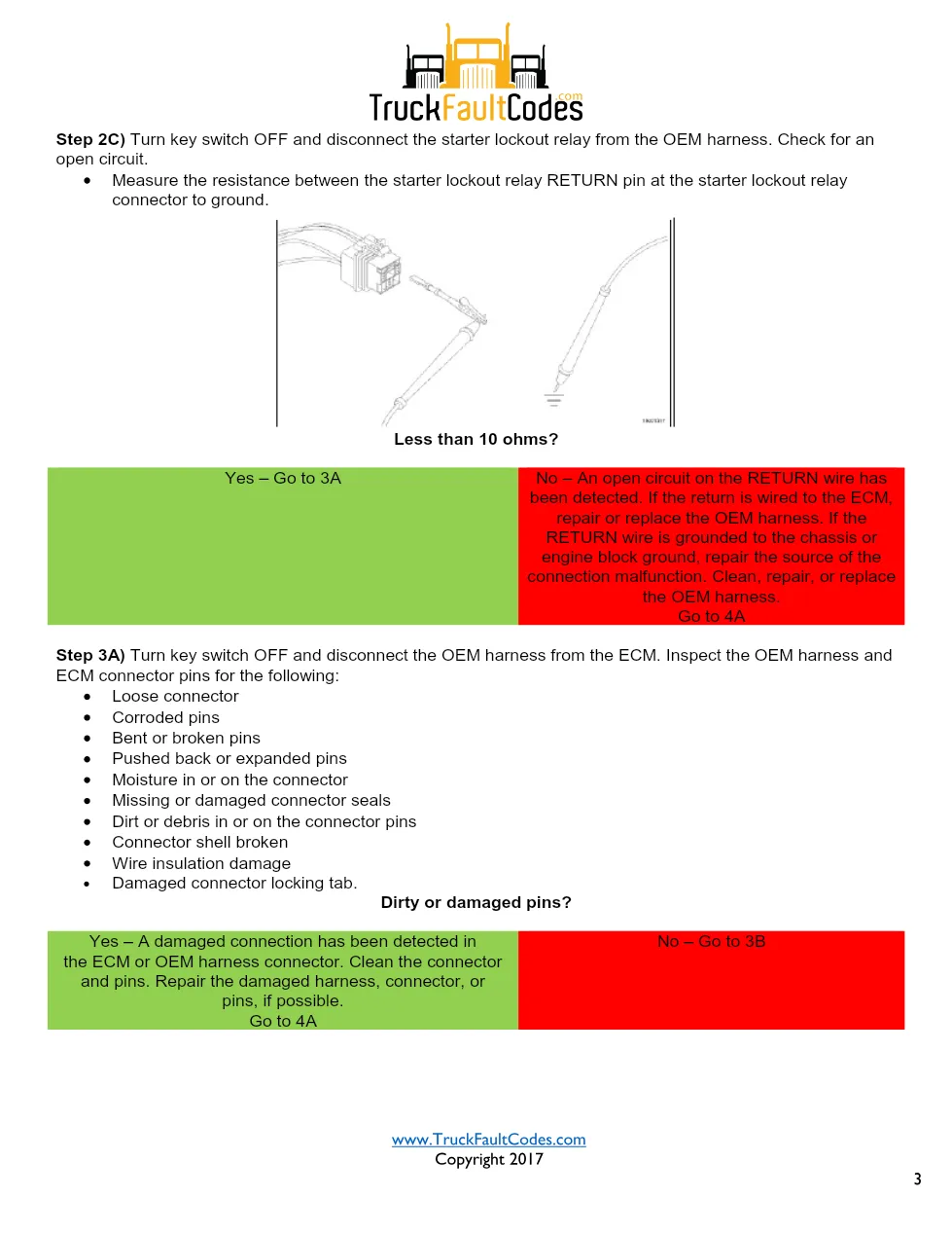 Cummins ISL9 Code 6261 Diagnostic Procedure – Fault Code 6261 - page 3 is available after signing in