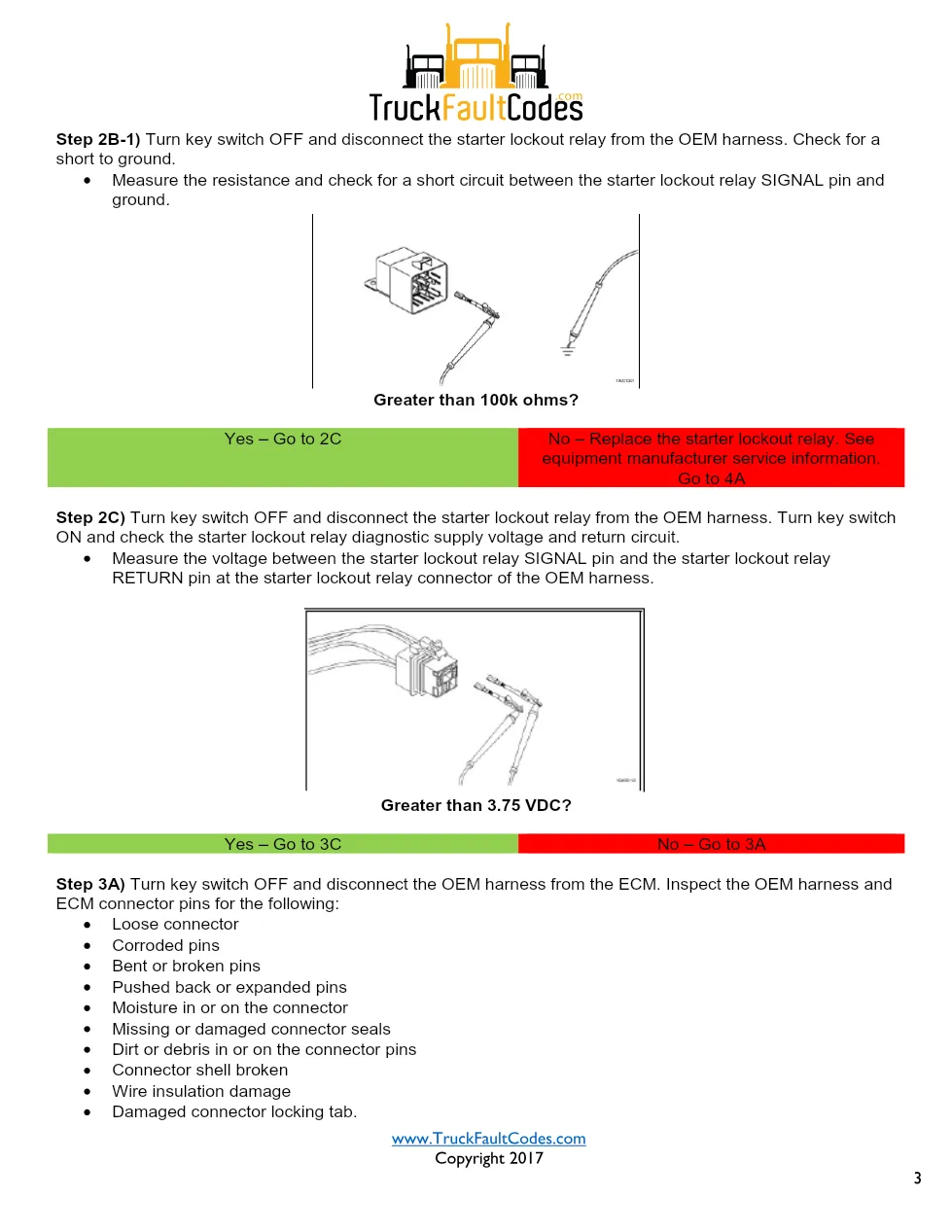 Cummins ISL9 Code 6262 Diagnostic Procedure – Fault Code 6262 - page 3 is available after signing in
