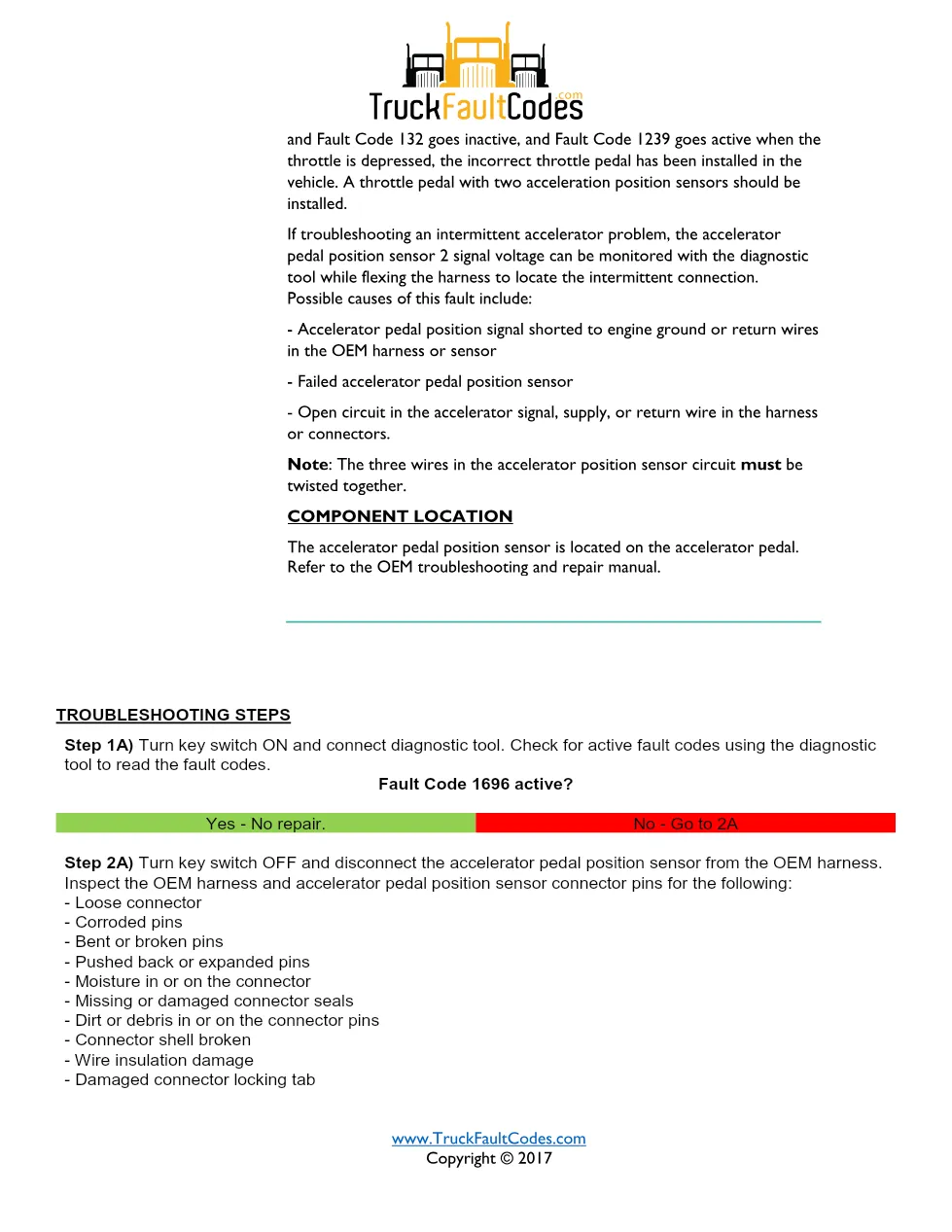 Cummins ISM code 1241 troubleshooting guide – ISM CM871 – Service - preview page 2 of 6