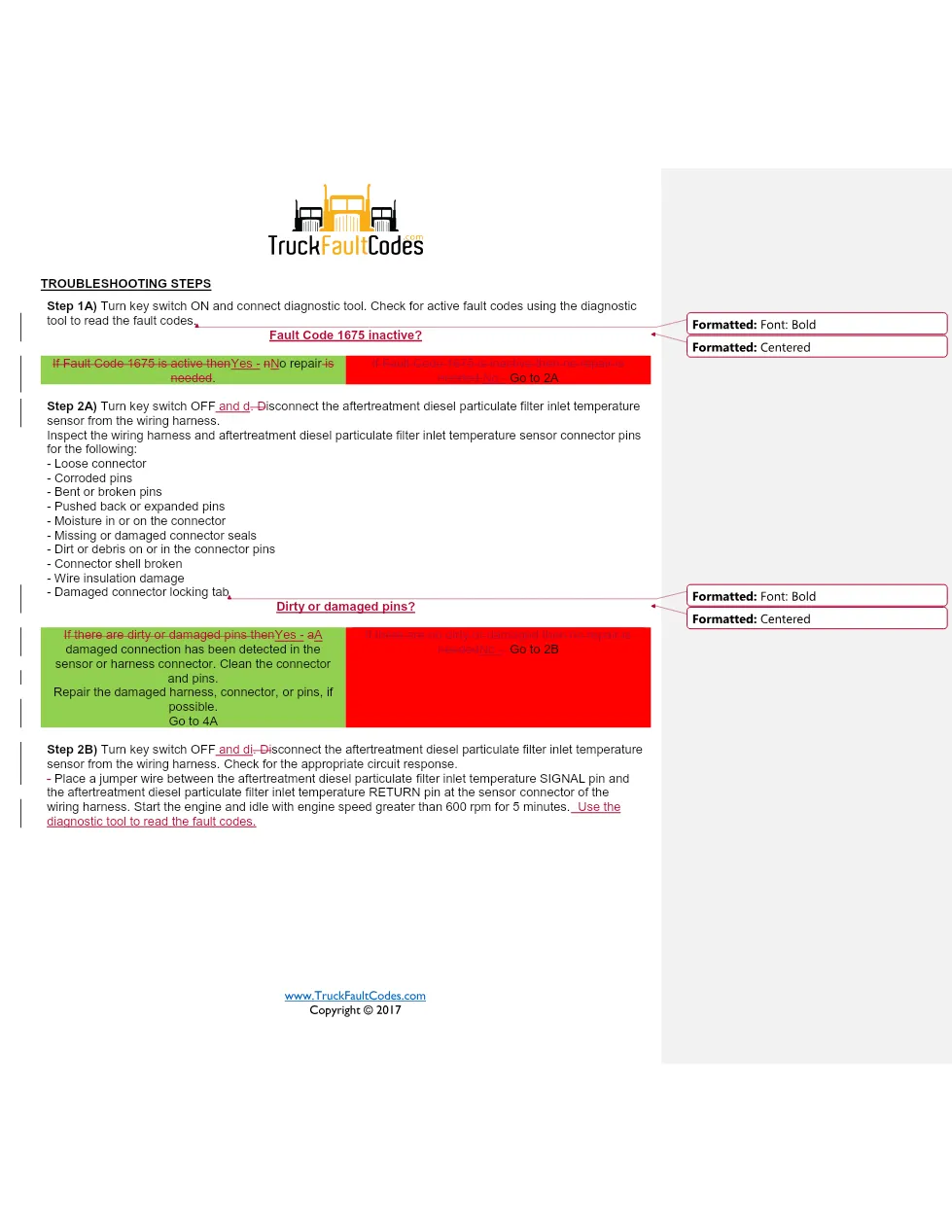 Cummins ISM code 1675 troubleshooting guide – ISM CM871 – Service - preview page 2 of 6