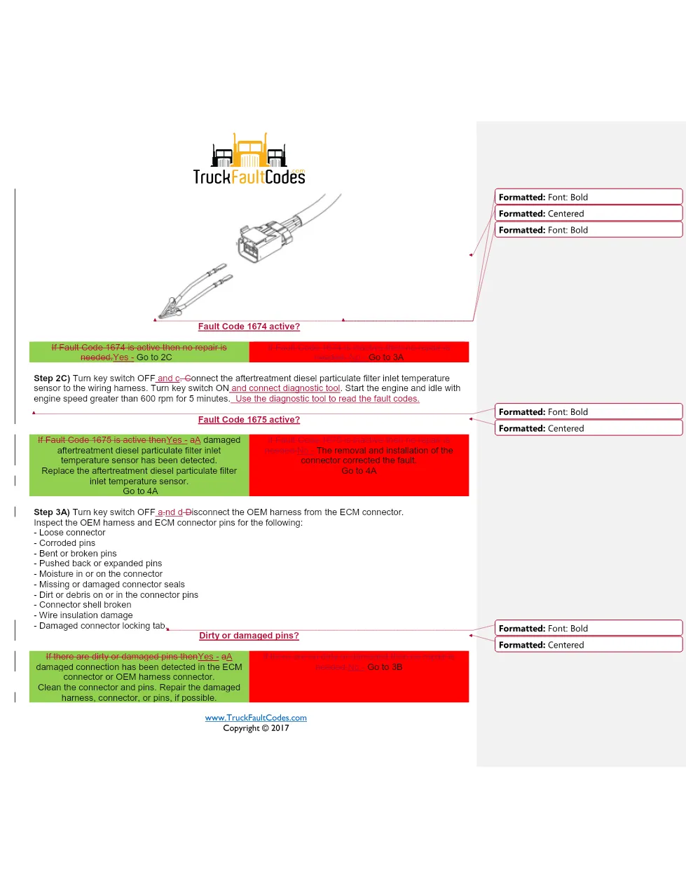 Cummins ISM code 1675 troubleshooting guide – ISM CM871 – Service - page 3 is available after signing in