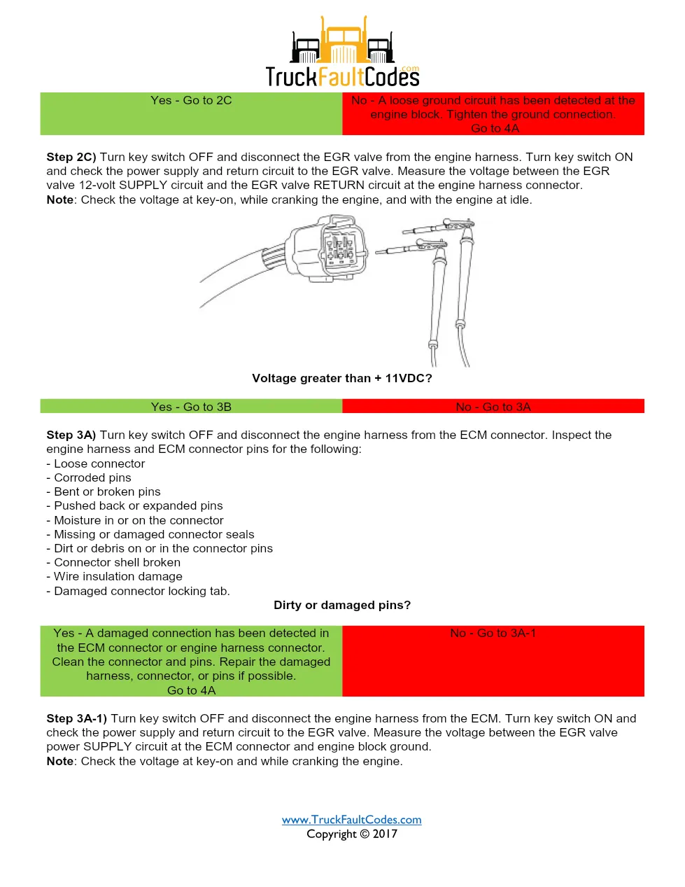 Cummins ISM code 1893 — EGR Valve Control Circuit fault code - page 3 is available after signing in