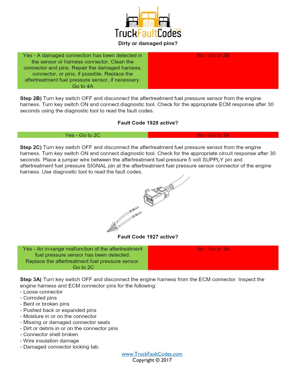 Cummins ISM code 1926 — Aftertreatment 1 Fuel Pressure Sensor - page 3 is available after signing in