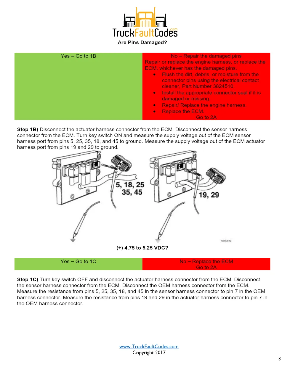 Cummins ISM Code 227 Sensor 5-Volt Supply Circuit — PID S232 SPN - page 3 is available after signing in