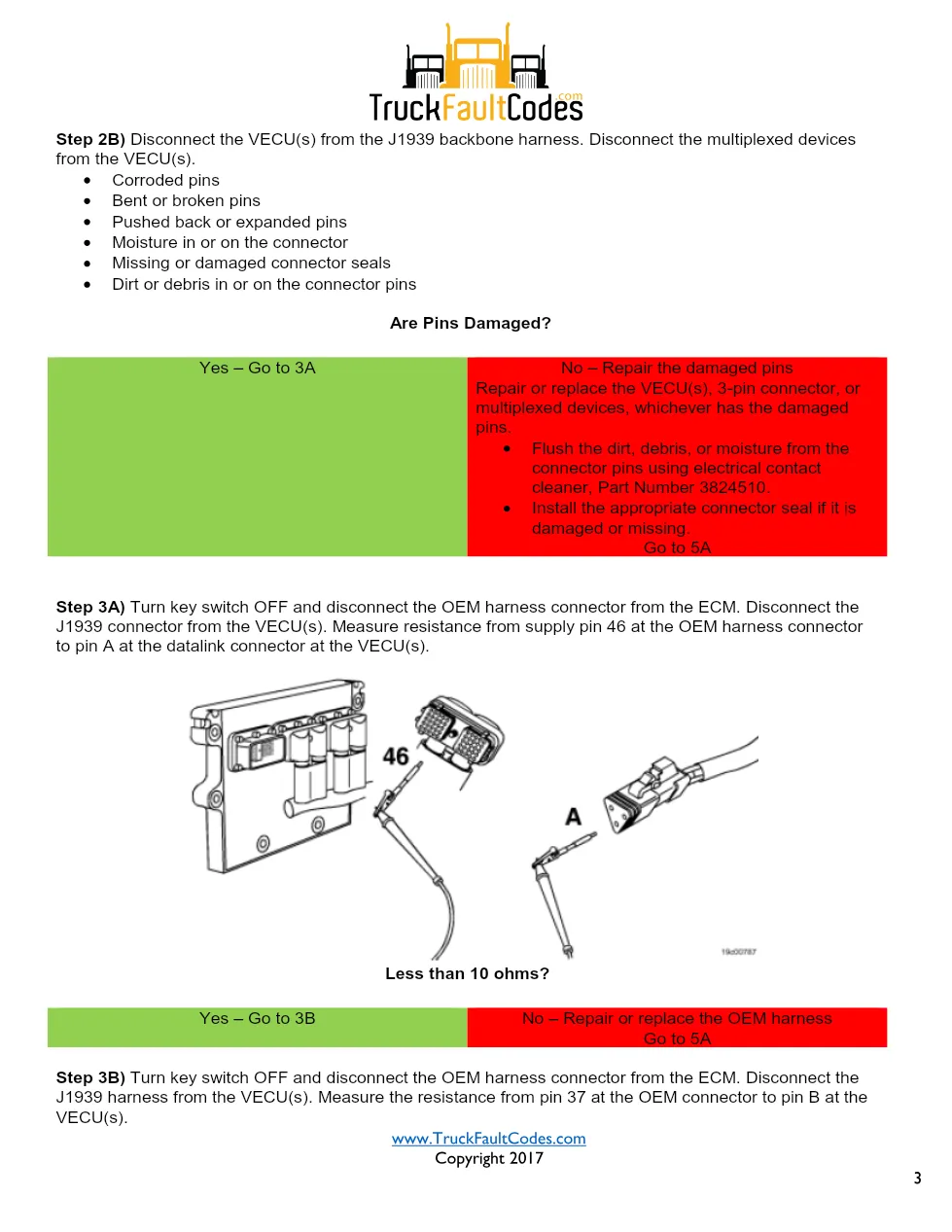 Cummins ISM Code 285 Fault — J1939 Datalink Multiplexing – Guide - page 3 is available after signing in