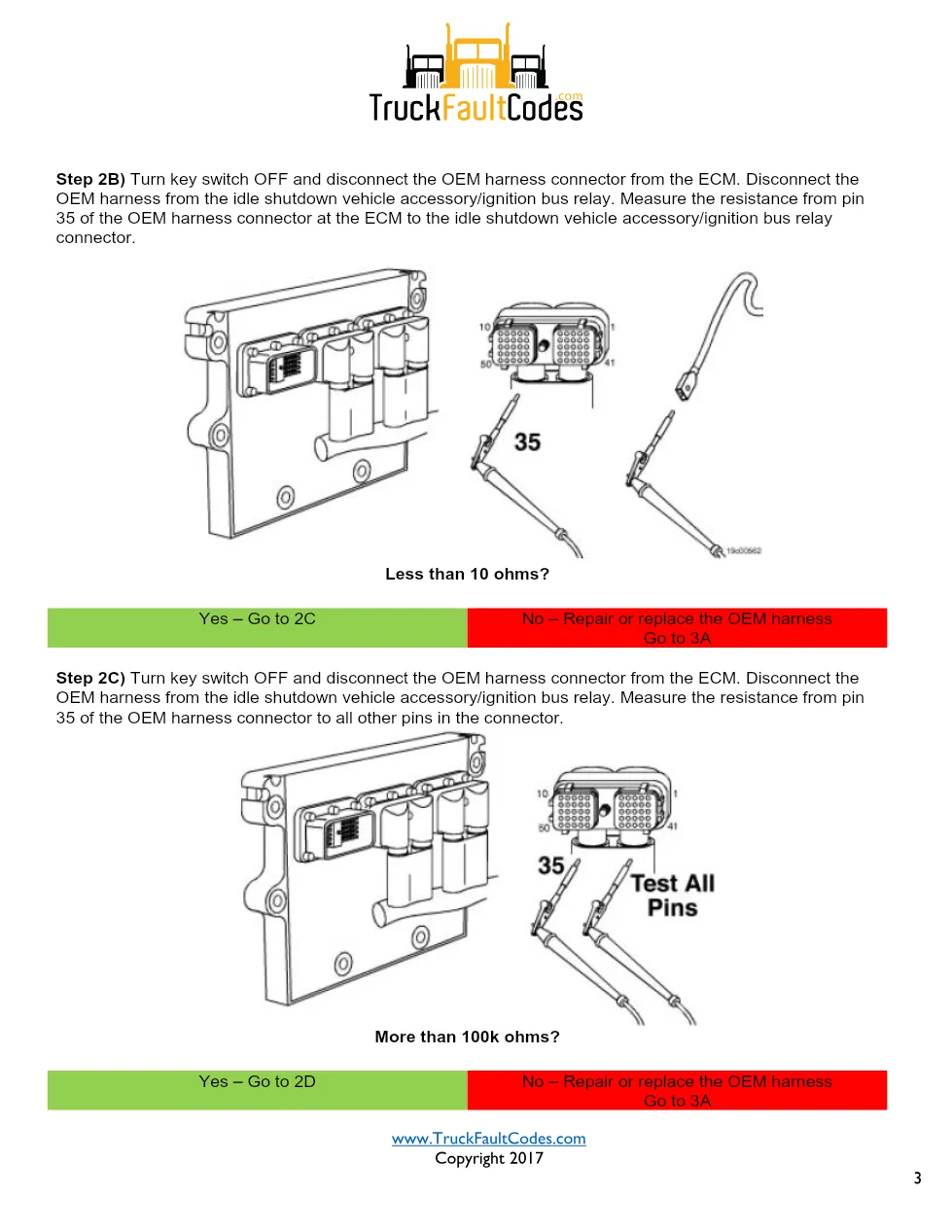 Cummins ISM Code 338 — Idle Shutdown Vehicle Accessory/Ignition - page 3 is available after signing in