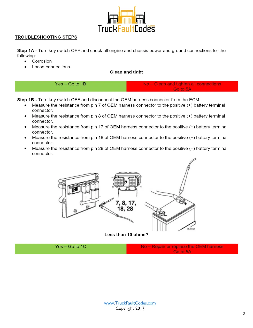 Cummins ISM Code 343 Fault — Electronic Control Module (Ecm) - preview page 2 of 6