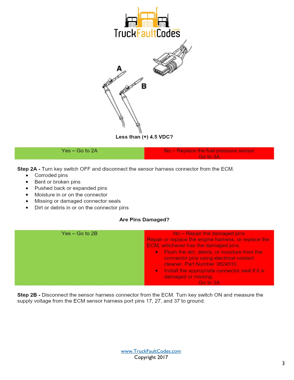 Cummins ISM Code 352 Fault — Sensor Voltage Supply – Official - page 3 is available after signing in