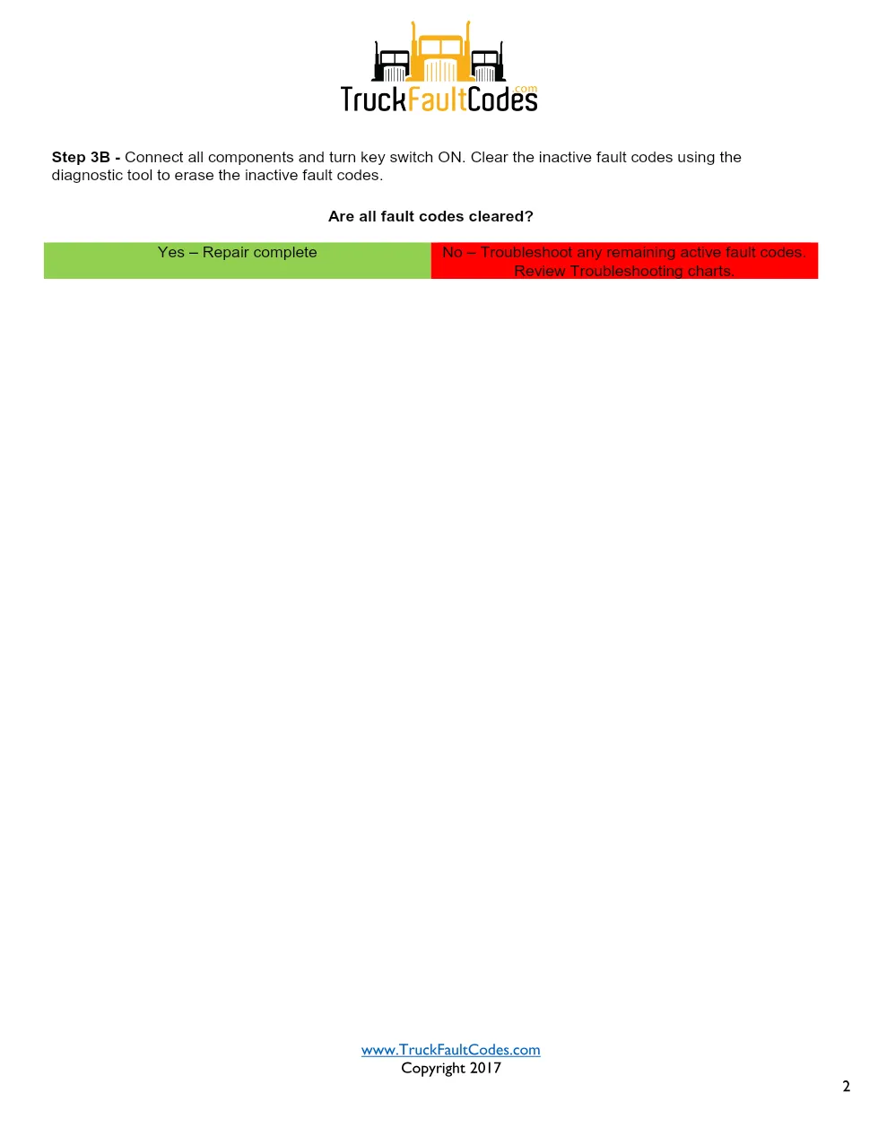Cummins ISM code 419 Intake manifold pressure sensor DTC – Guide - page 2 is available after signing in