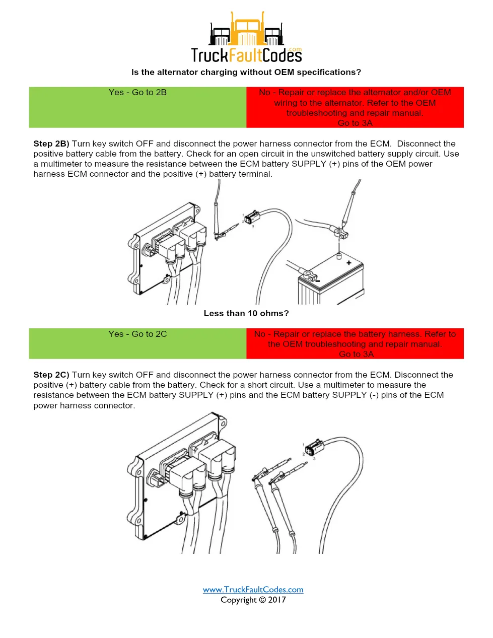 Cummins ISM code 597 — Lamp: Amber Electrical Charging System - page 3 is available after signing in