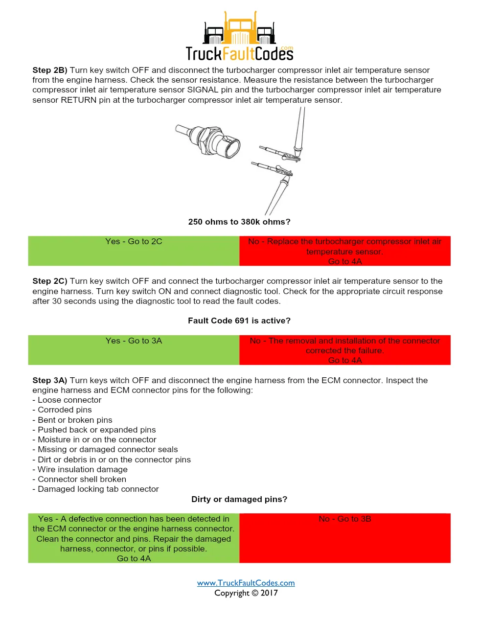 Cummins ISM code 691 — Lamp: Amber Turbocharger 1 Compressor - page 3 is available after signing in