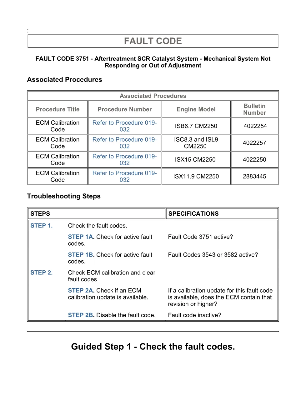 Cummins ISX code 3751 — Aftertreatment SCR Catalyst fault DTC - page 3 is available after signing in