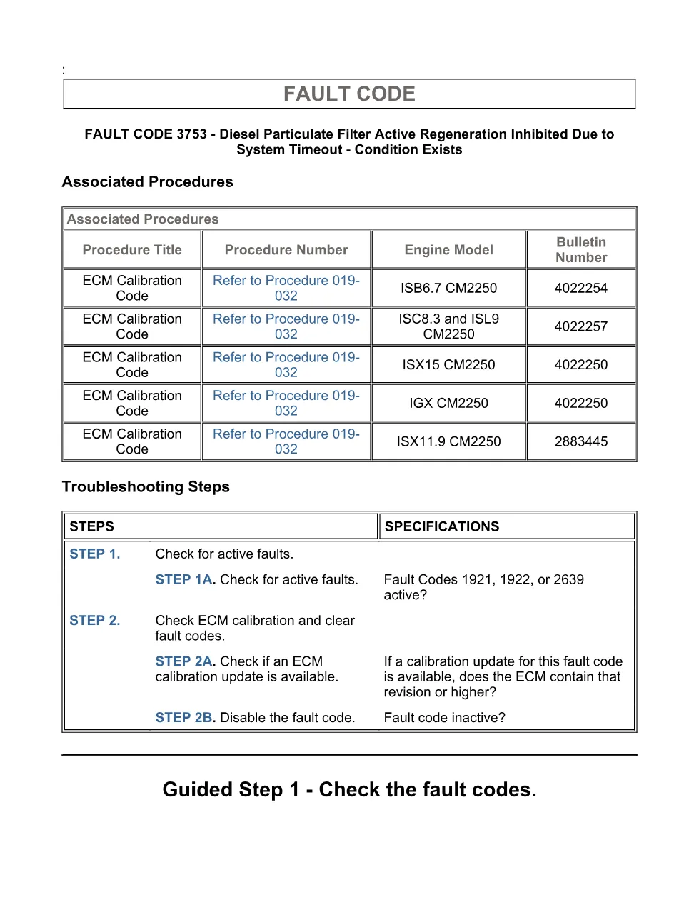 Cummins ISX code 3753 — DPF active regeneration inhibited DTC - page 3 is available after signing in