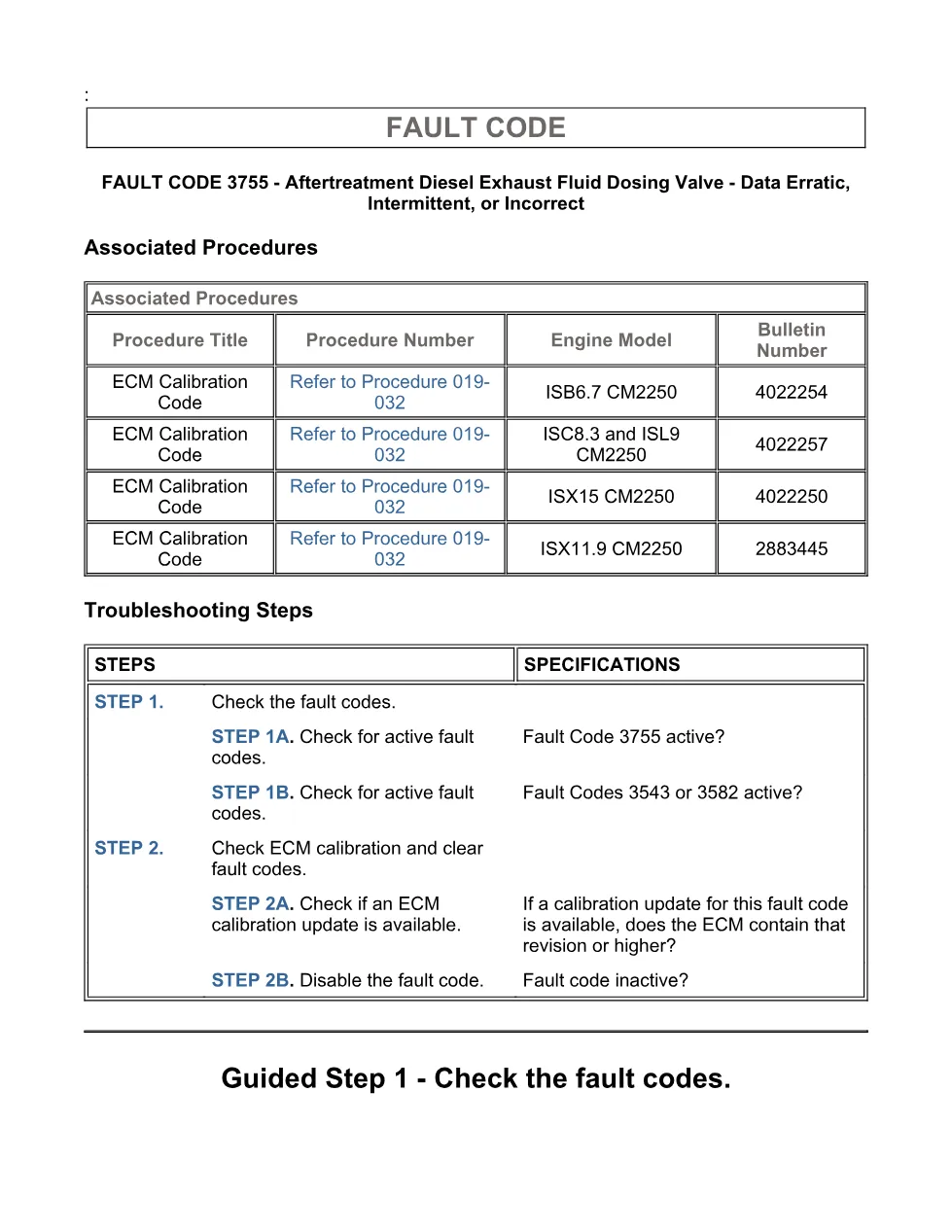 Cummins ISX code 3755 — DEF Dosing Valve data erratic DTC (SPN - page 3 is available after signing in