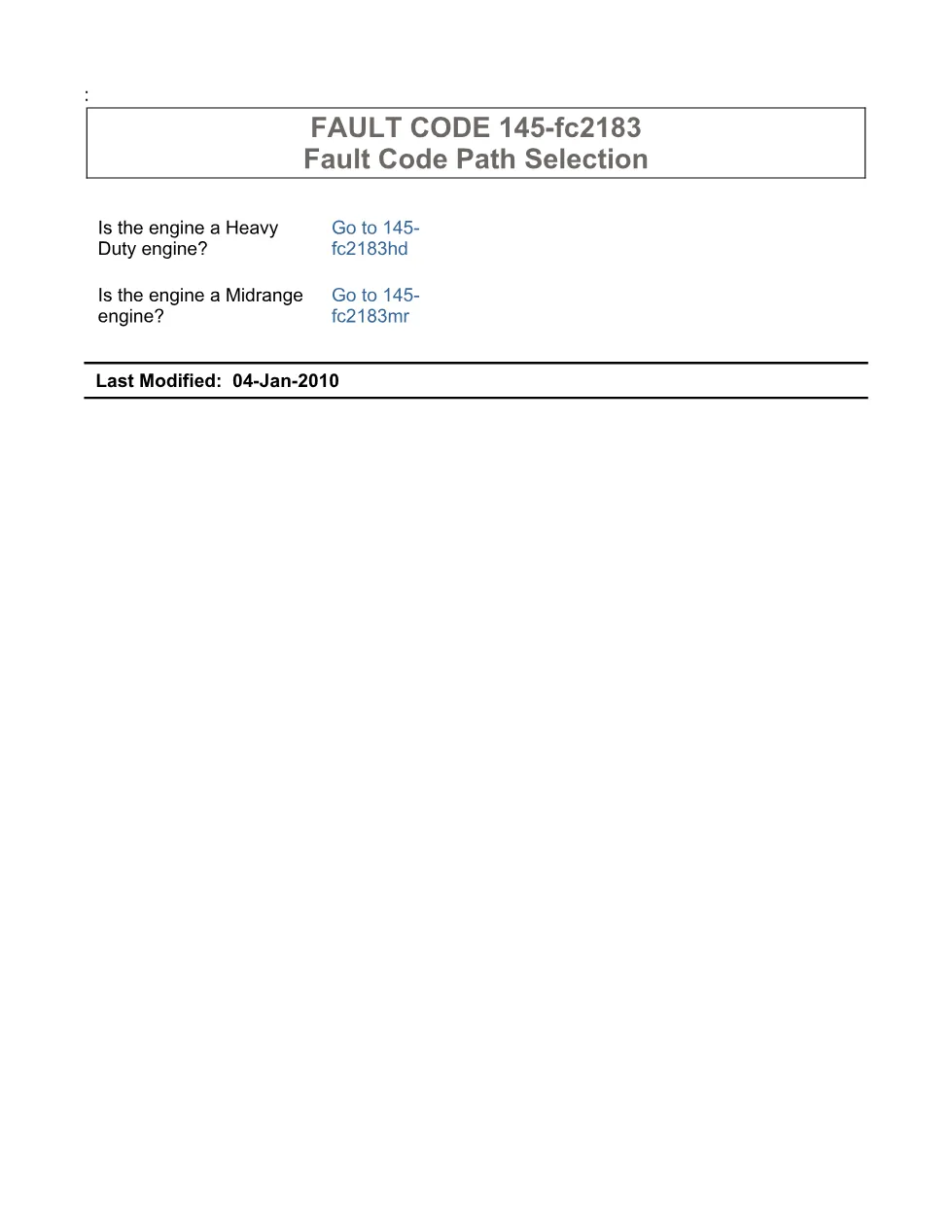 Cummins ISX11.9 code 2183 — engine brake actuator driver 1 low - preview page 1 of 6