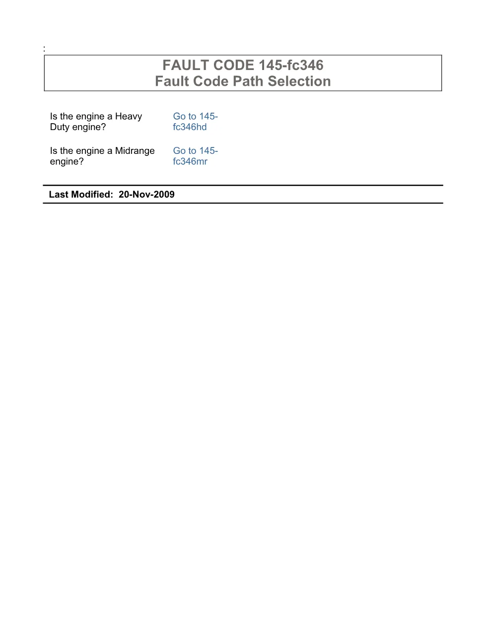 Cummins ISX11.9 code 346: Engine Control Module Calibration – PDF - preview page 1 of 6