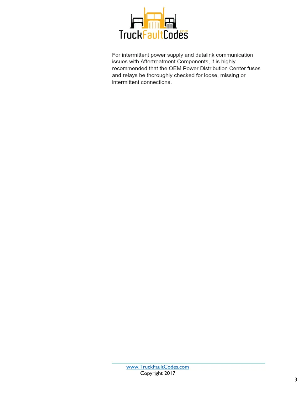 Cummins ISX12 DTC 1678 Diagnostic Procedure ? Aftertreatment - page 3 is available after signing in