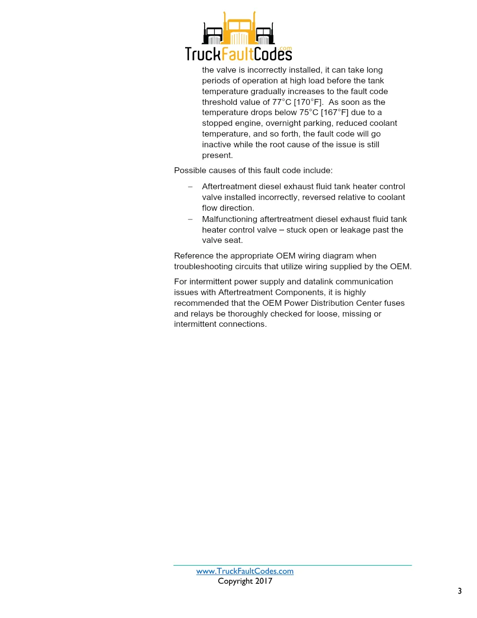 Cummins ISX12 DTC 1713 Diagnostic Procedure ? Aftertreatment - page 3 is available after signing in