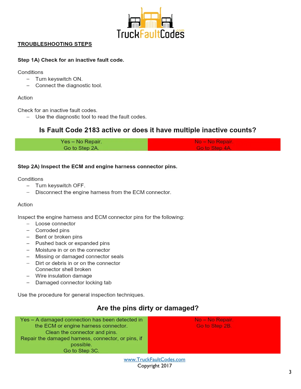 Cummins ISX12 DTC 2183 Diagnostic Procedure ? Engine Brake – PDF - page 3 is available after signing in