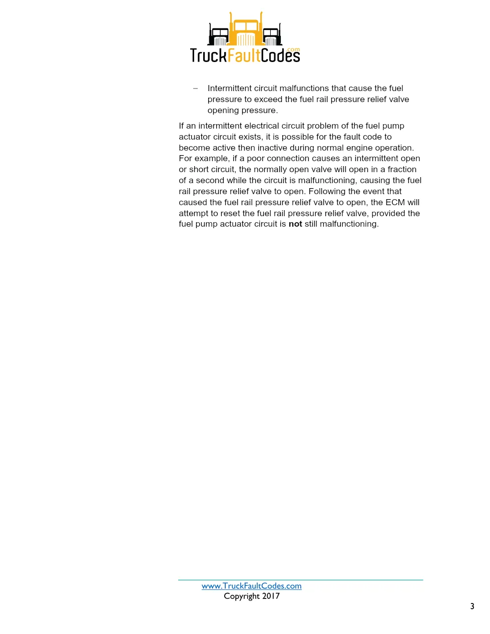 Cummins ISX12 DTC 2311 Diagnostic Procedure ? Electronic Fuel - page 3 is available after signing in