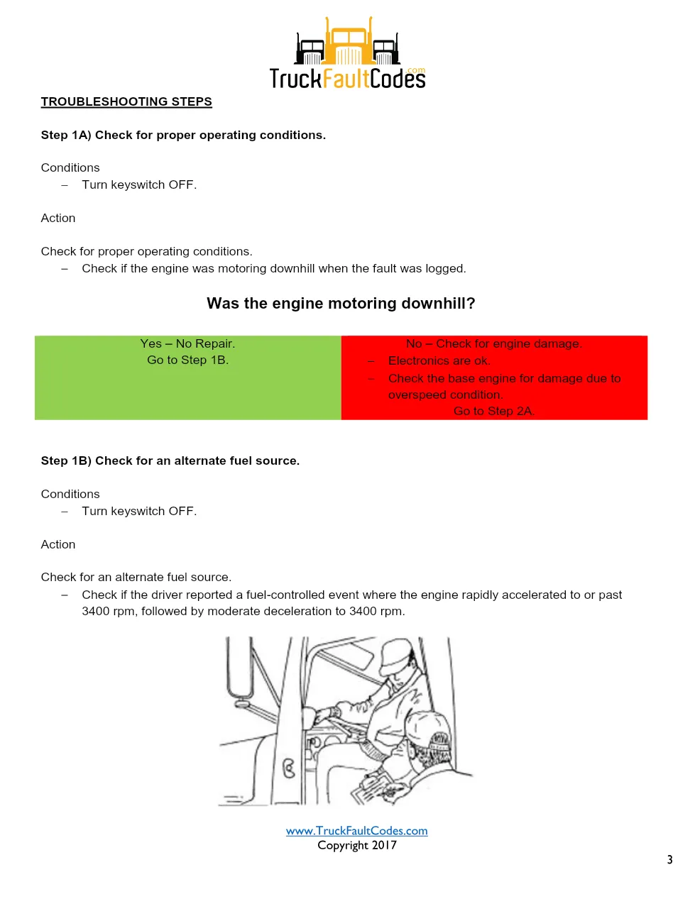 Cummins ISX12 DTC 234 Diagnostic Procedure ? Engine Crankshaft - page 3 is available after signing in