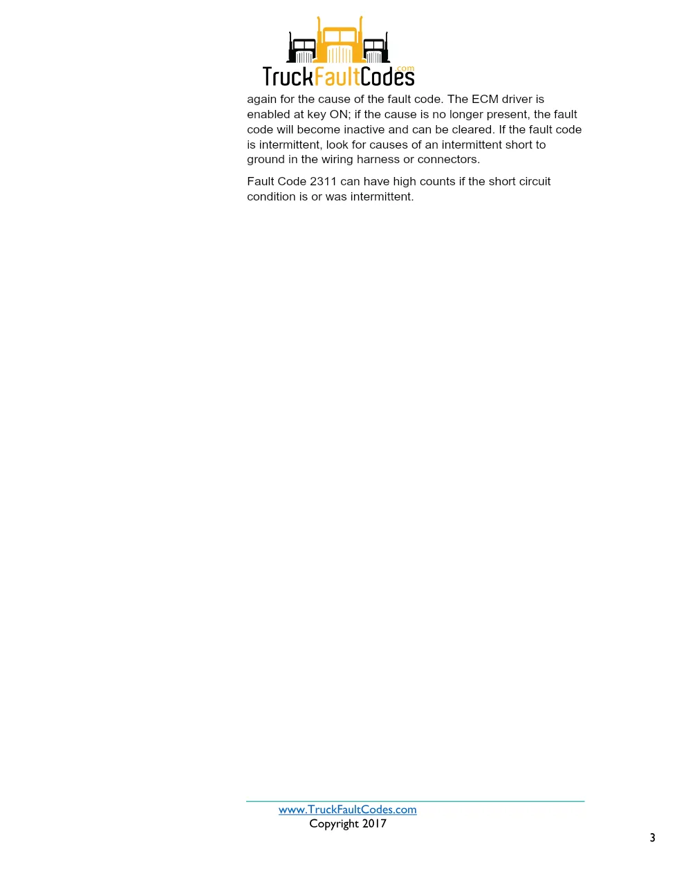 Cummins ISX12 DTC 271 Diagnostic Procedure ? Engine Fuel Pump - page 3 is available after signing in