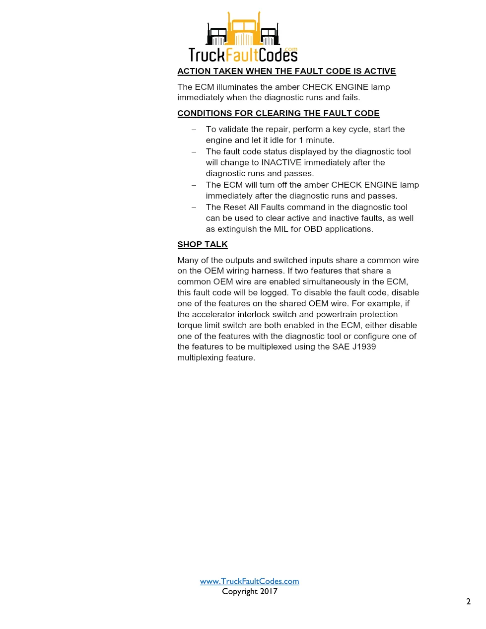 Cummins ISX12 DTC 346 Diagnostic Procedure ? Engine Control – PDF - preview page 2 of 3