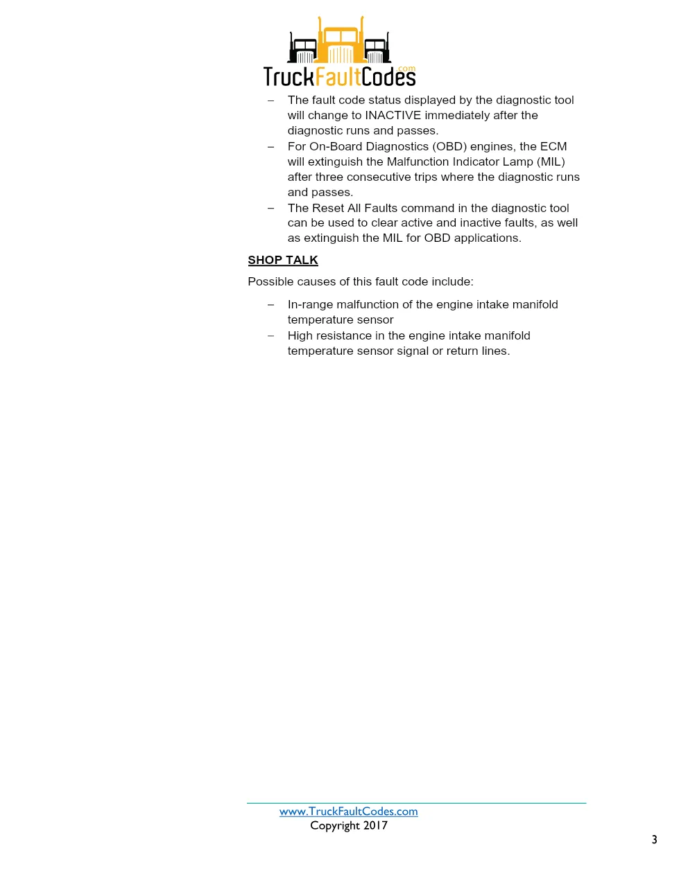 Cummins ISX12 DTC 436 Diagnostic Procedure ? Intake Manifold 1 - page 3 is available after signing in