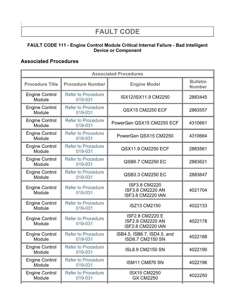 Cummins ISX15 code 111 troubleshooting document, 7 pages – PDF - page 3 is available after signing in