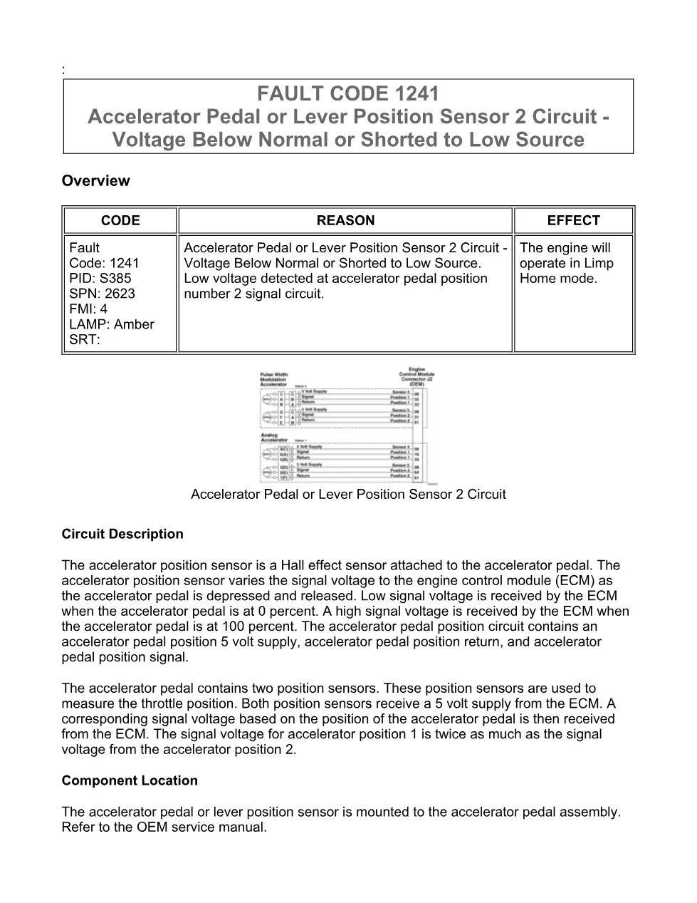 Cummins ISX15 code 1241 troubleshooting document, 18 pages – PDF - preview page 1 of 3
