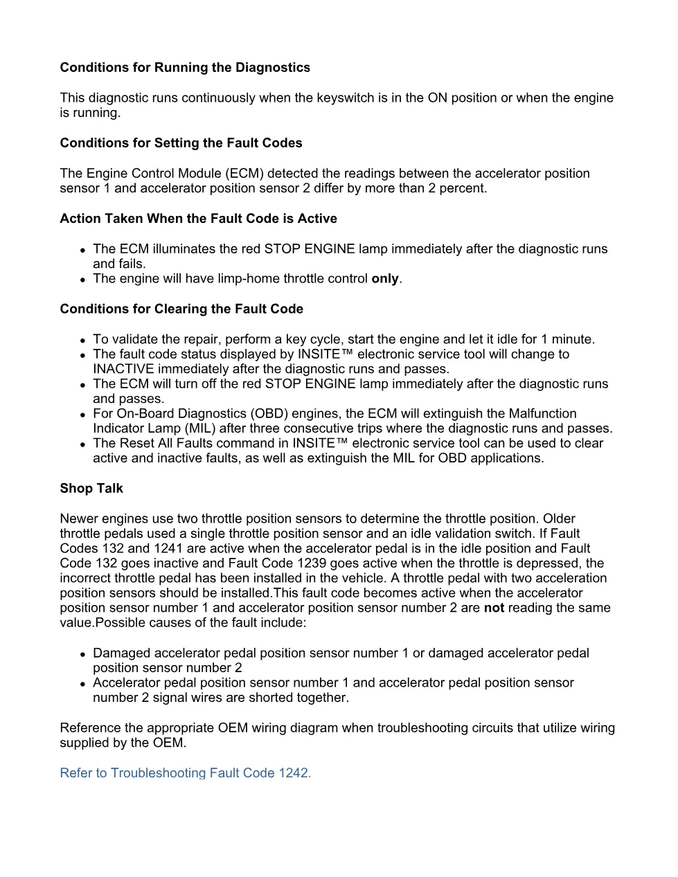 Cummins ISX15 code 1242 troubleshooting document, 14 pages – PDF - preview page 2 of 3