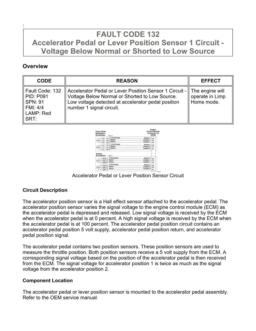 Cummins ISX15 code 132 troubleshooting document, 19 pages – PDF - preview page 1 of 3