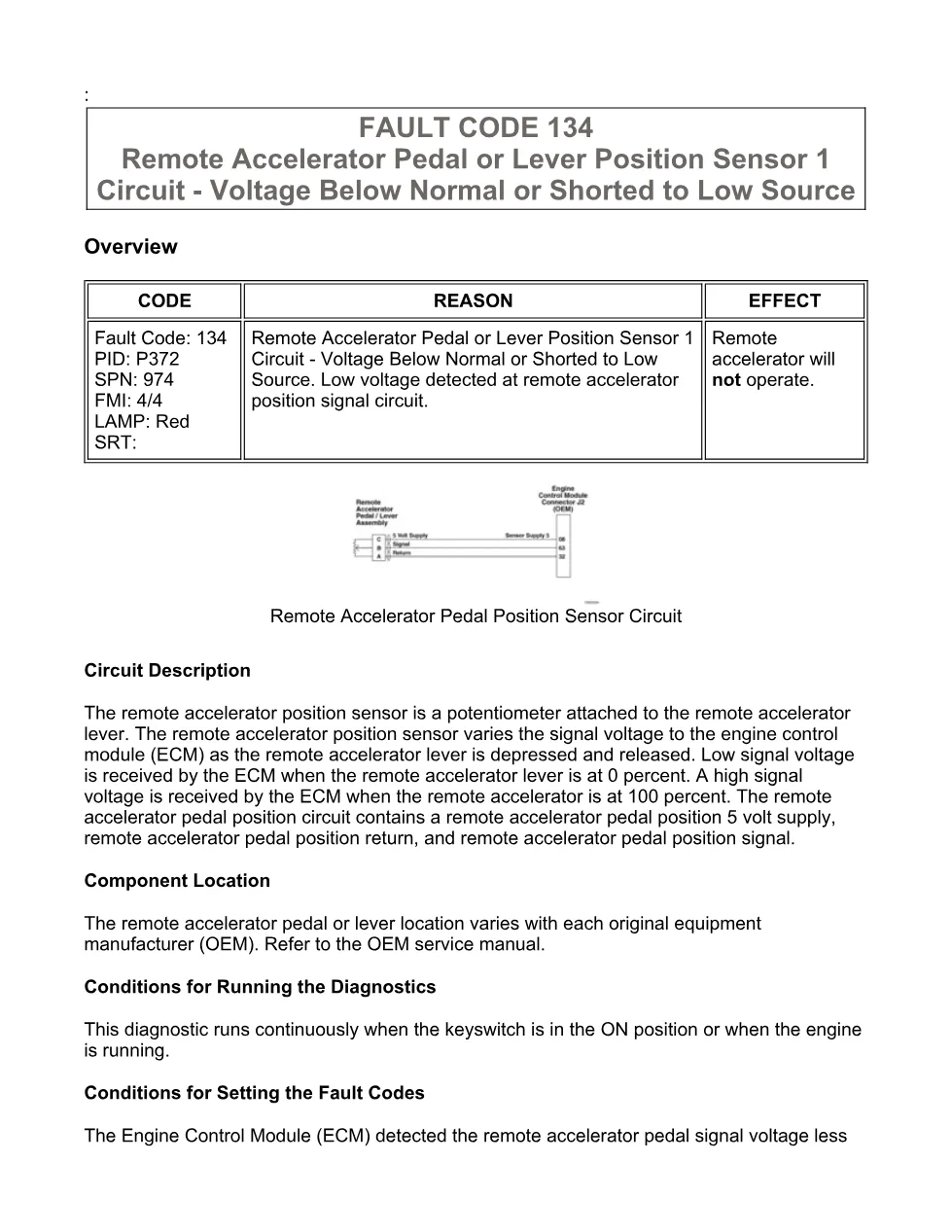 Cummins ISX15 code 134 troubleshooting document, 17 pages – PDF - preview page 1 of 3