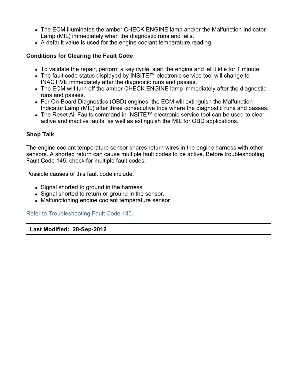 Cummins ISX15 code 145 troubleshooting document, 16 pages – PDF - preview page 2 of 3
