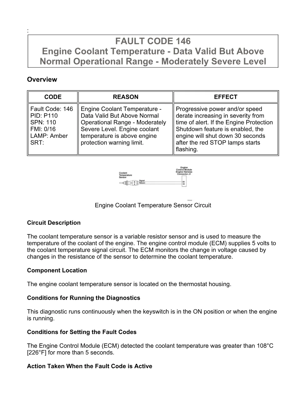 Cummins ISX15 code 146 troubleshooting document, 7 pages – PDF - preview page 1 of 3