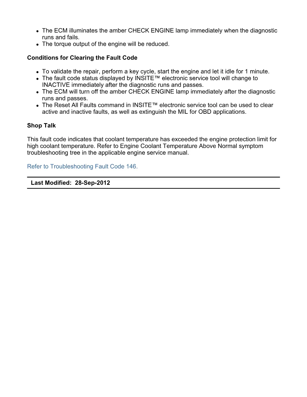 Cummins ISX15 code 146 troubleshooting document, 7 pages – PDF - preview page 2 of 3