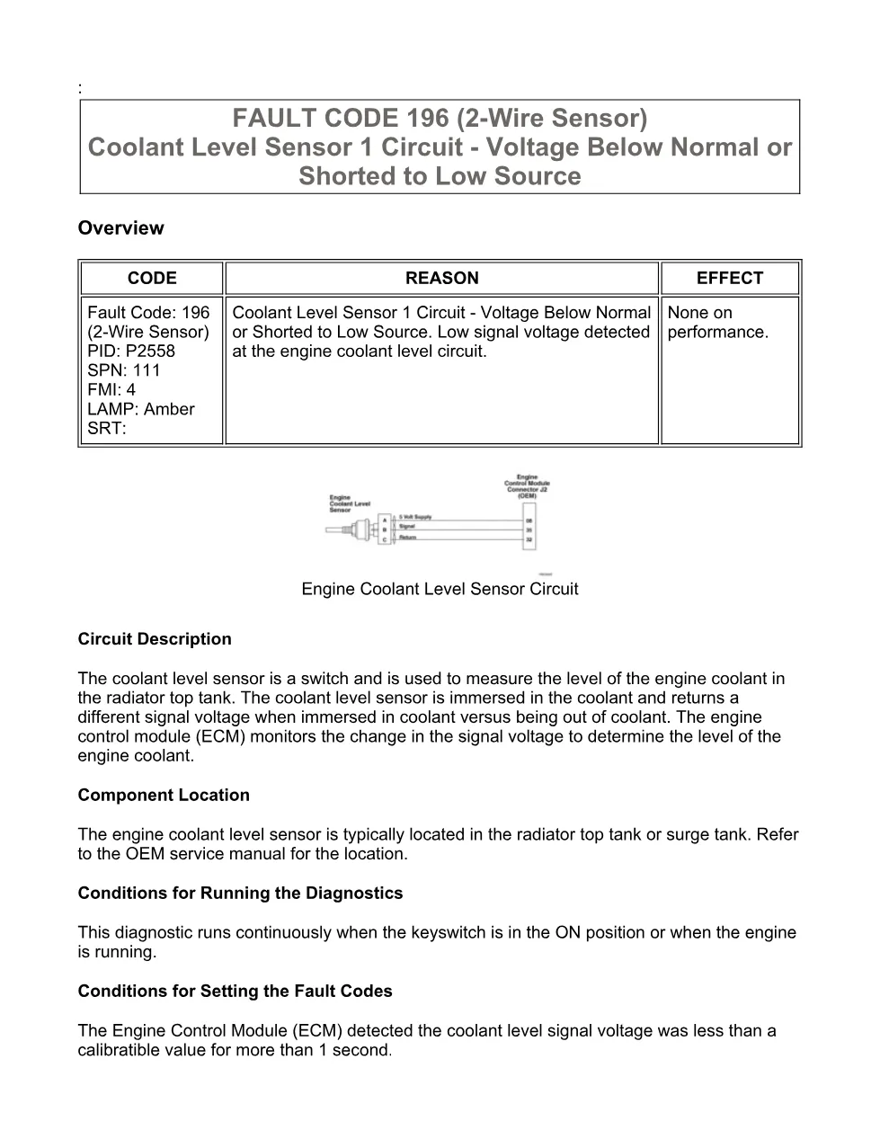 Cummins ISX15 code 196 troubleshooting document, 33 pages – PDF - preview page 2 of 3