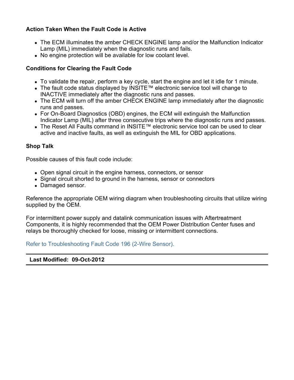 Cummins ISX15 code 196 troubleshooting document, 33 pages – PDF - page 3 is available after signing in