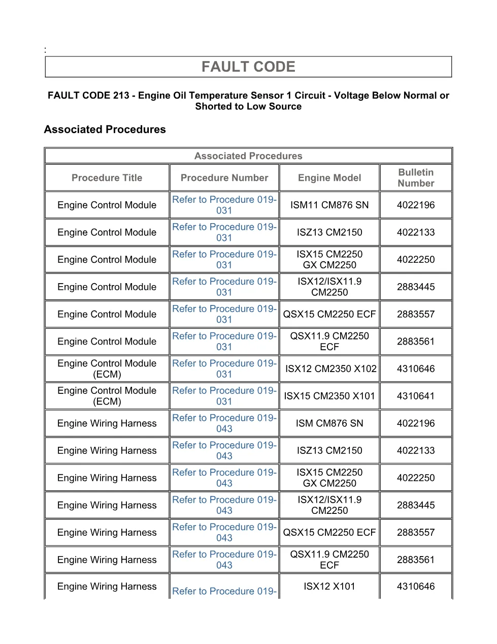 Cummins ISX15 code 213 troubleshooting document, 13 pages – PDF - page 3 is available after signing in