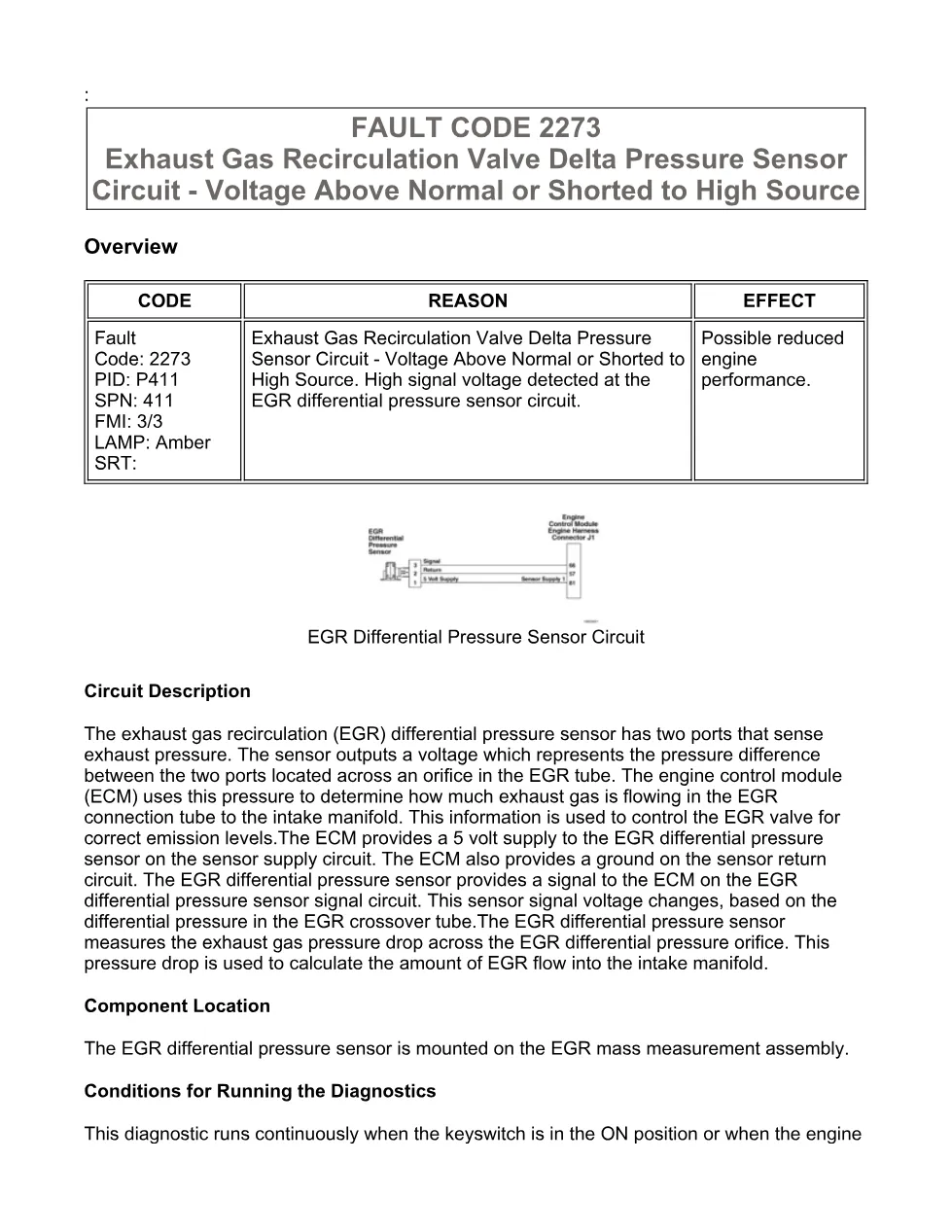 Cummins ISX15 code 2273 troubleshooting document, 16 pages – PDF - preview page 1 of 3