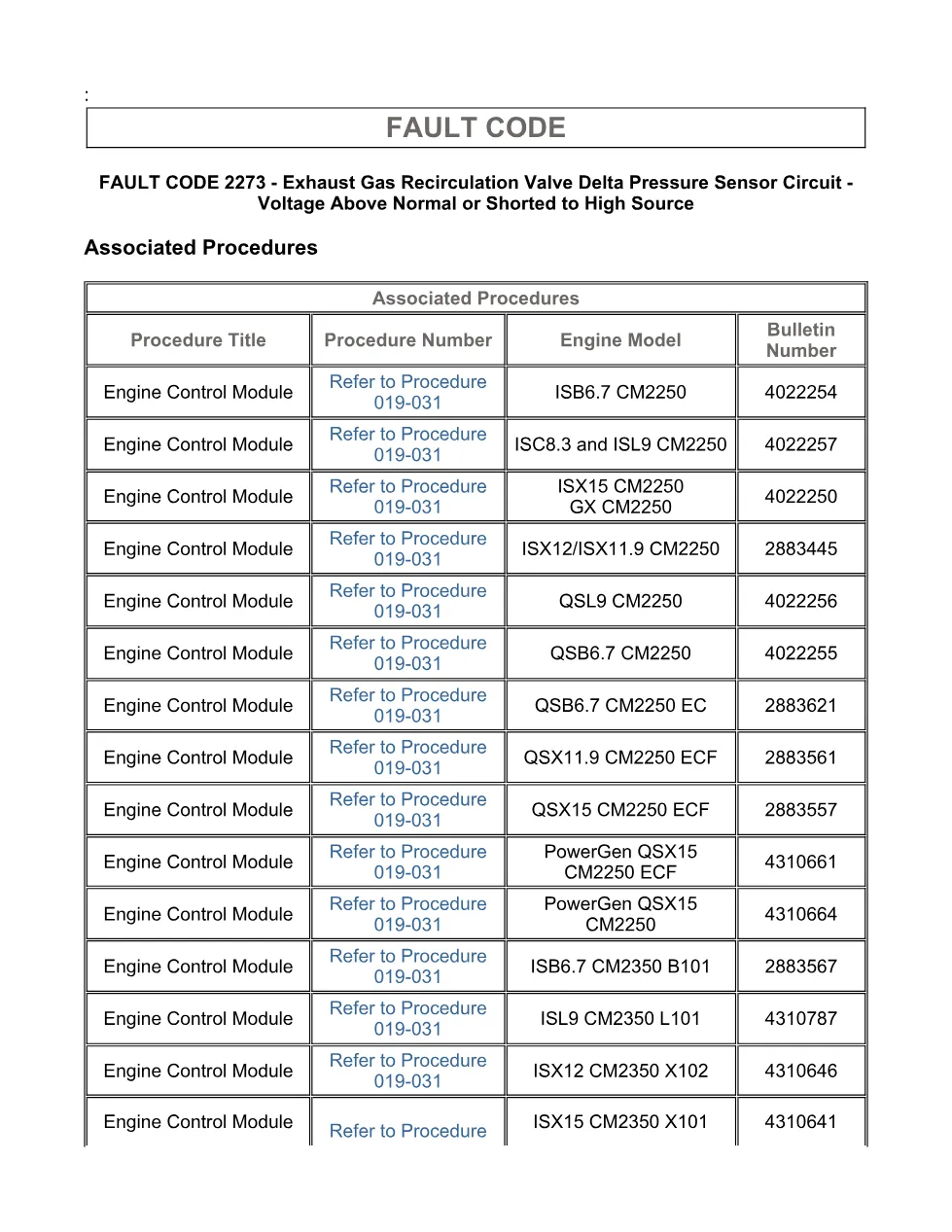 Cummins ISX15 code 2273 troubleshooting document, 16 pages – PDF - page 3 is available after signing in