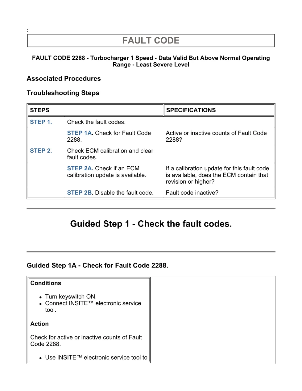 Cummins ISX15 code 2288 troubleshooting document, 5 pages – PDF - page 3 is available after signing in