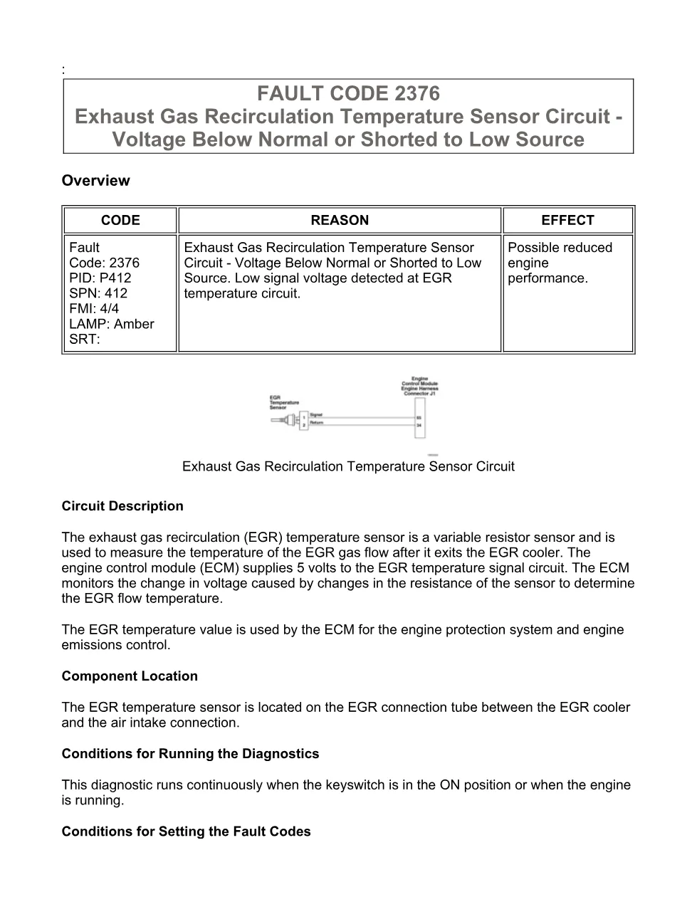 Cummins ISX15 code 2376 troubleshooting document, 15 pages – PDF - preview page 1 of 3
